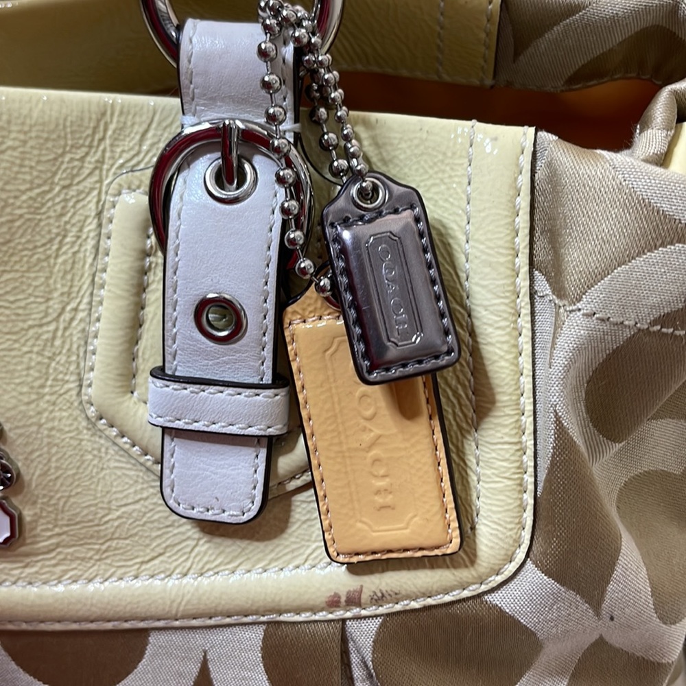 👜Coach Madison Op Art Sateen Carryall - Picture 3 of 16